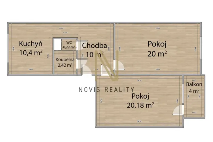 Prodej bytu 2+1, Stříbro, Nerudova, 72 m2