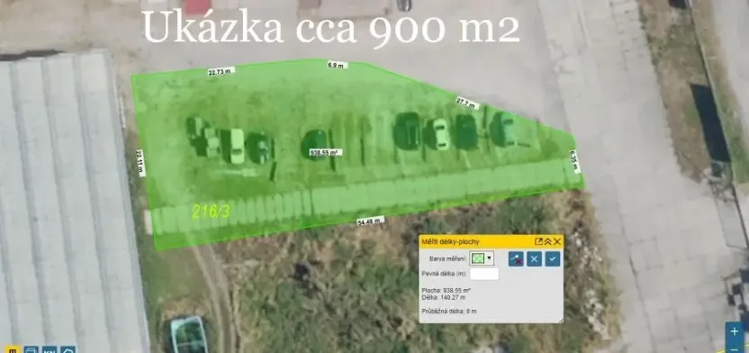 Pronájem komerčního pozemku, Lážovice, 250 m2