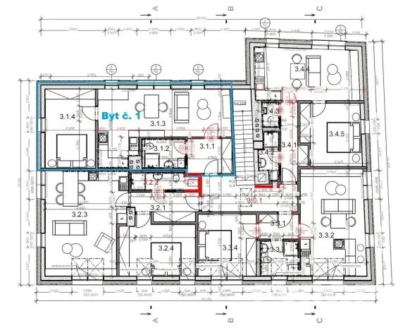 Pronájem bytu 2+kk, Vrchlabí, Dělnická, 52 m2