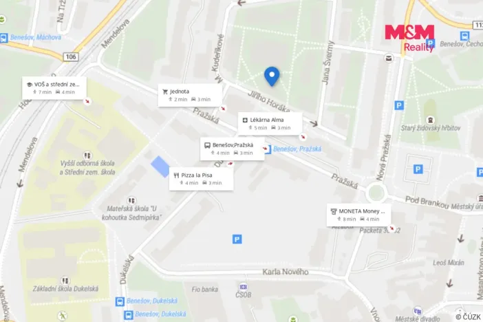Prodej bytu 3+1, Benešov, Jiřího Horáka, 57 m2