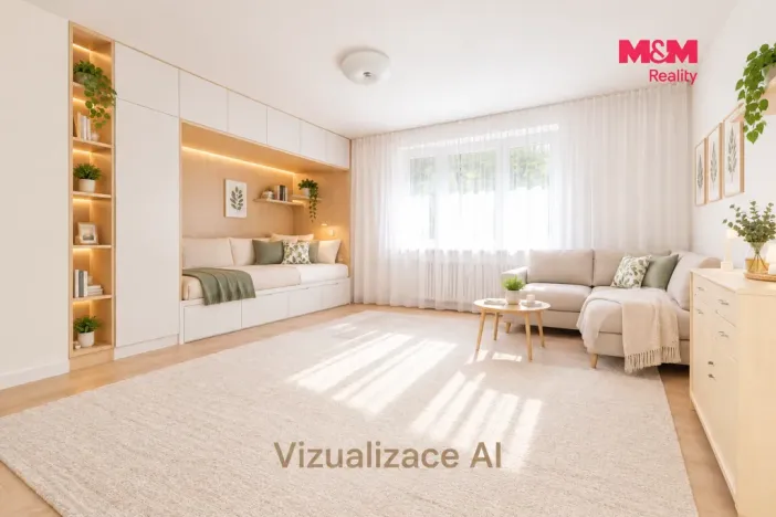 Prodej bytu 1+1, Brno - Komín, Podlesí, 36 m2