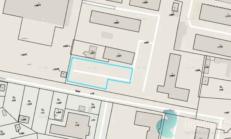 Pronájem pozemku, České Budějovice, Školní, 1800 m2