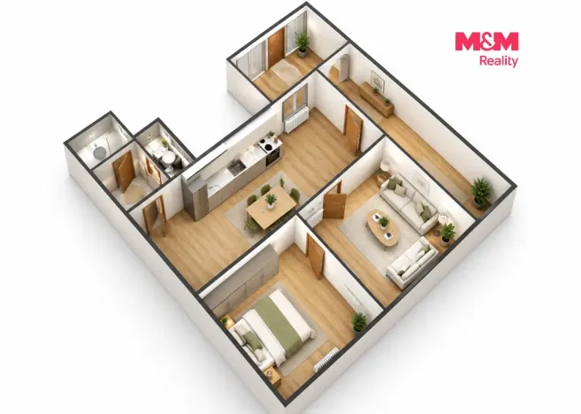 Prodej rodinného domu, Víceměřice, 79 m2