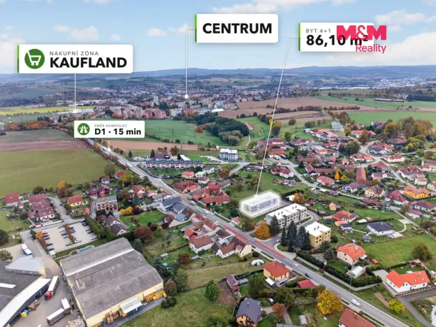 Prodej bytu 4+1, Pelhřimov - Starý Pelhřimov, 86 m2
