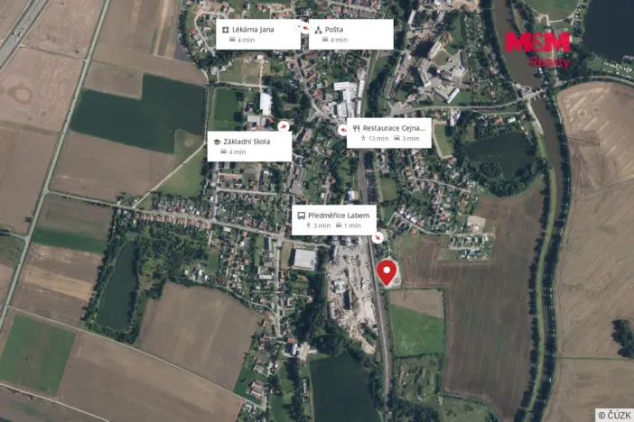 Pronájem skladu, Předměřice nad Labem, V Aleji, 175 m2