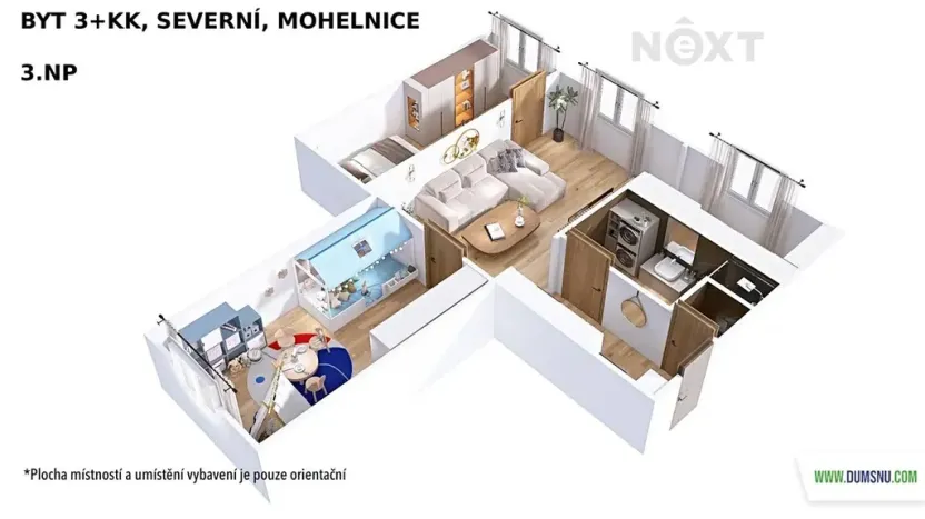 Prodej bytu 3+kk, Mohelnice, Severní, 61 m2