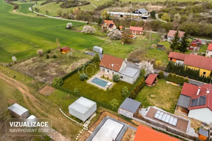 Prodej rodinného domu, Liteň - Běleč, Karlštejnská, 145 m2