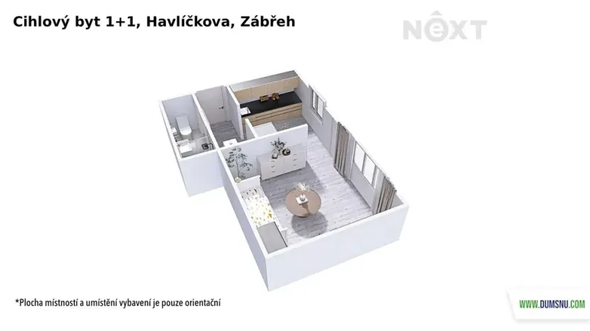 Prodej bytu 1+1, Zábřeh, Havlíčkova, 28 m2