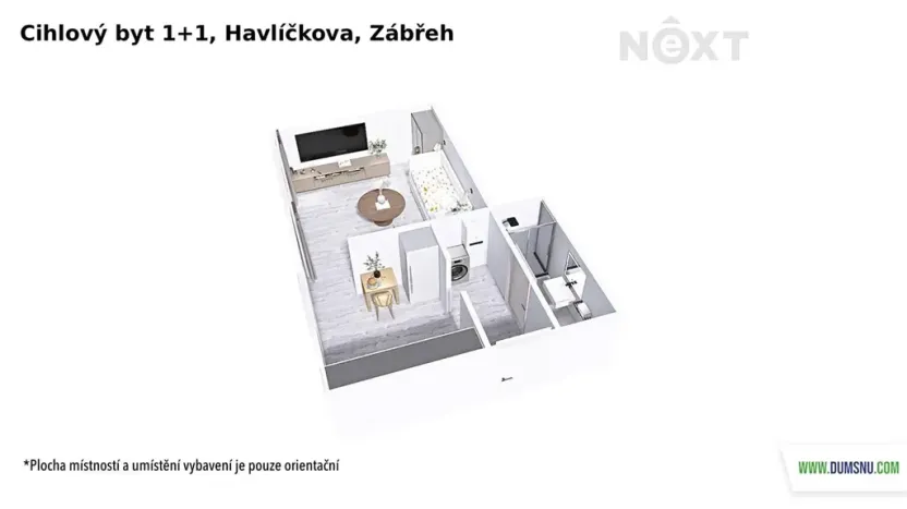 Prodej bytu 1+1, Zábřeh, Havlíčkova, 28 m2