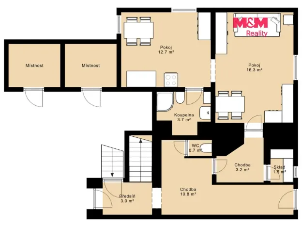Prodej rodinného domu, Bechyně, Dlouhá, 110 m2