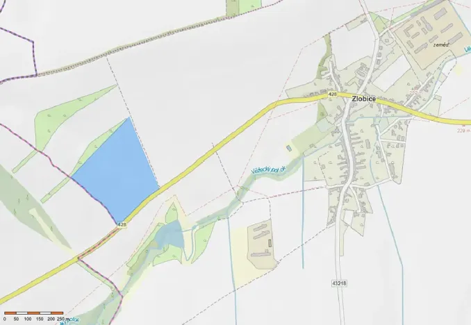 Prodej pole, Zlobice, 85800 m2