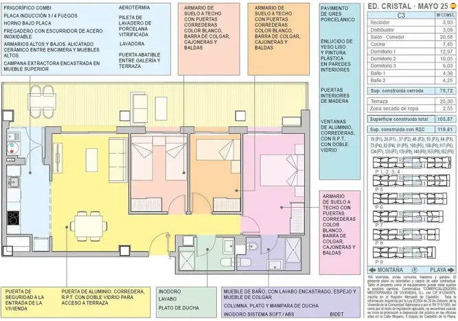 Prodej bytu 4+kk, La Torre d'en Doménec, Španělsko, 75 m2