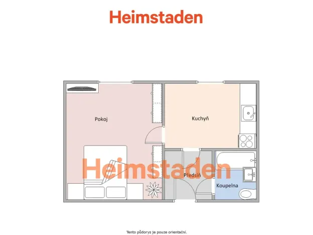 Pronájem bytu 1+1, Havířov - Šumbark, Opletalova, 28 m2