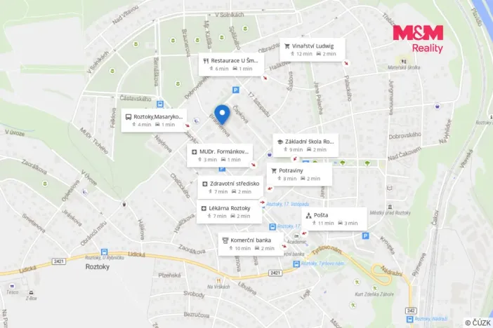 Prodej bytu 3+1, Roztoky, Braunerova, 75 m2