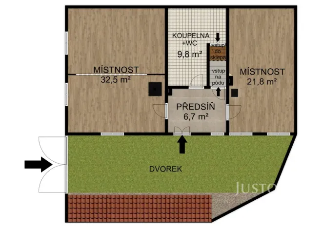 Prodej rodinného domu, Netolice, Koželužská, 70 m2