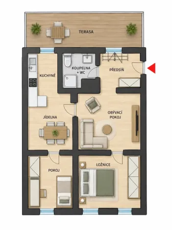 Prodej ubytování, Praha - Smíchov, Plzeňská, 70 m2