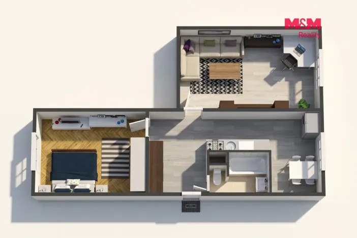 Prodej bytu 2+1, Horní Slavkov, Dlouhá, 60 m2