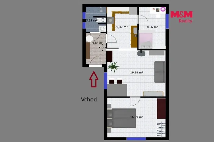 Pronájem rodinného domu, Drobovice, 60 m2