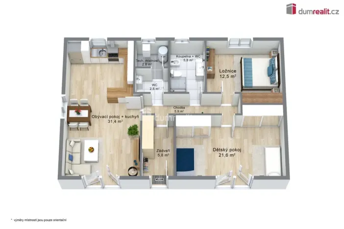 Prodej rodinného domu, Hájek, 90 m2