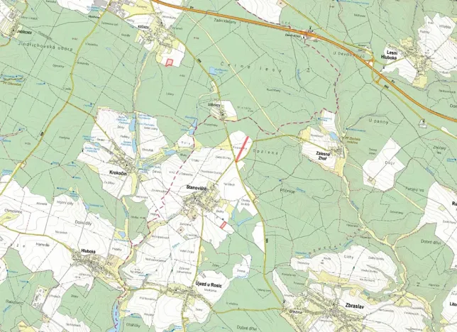 Prodej pole, Stanoviště, 17429 m2