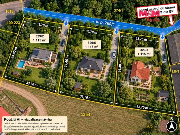 Prodej pozemku pro bydlení, Bor - Boječnice, 1114 m2