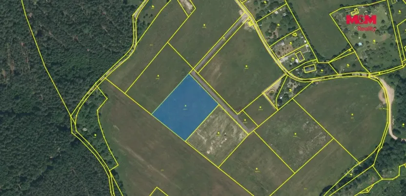 Prodej zahrady, Tymákov, 5435 m2