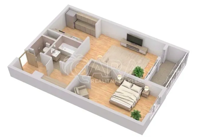 Prodej bytu 2+kk, Praha - Chodov, Podjavorinské, 42 m2