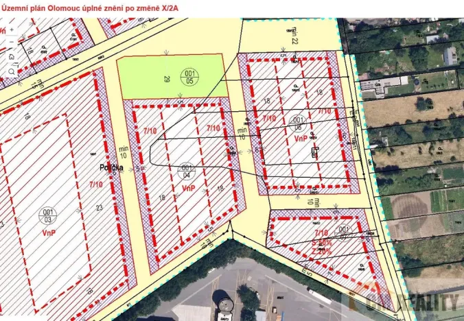 Prodej pozemku pro bydlení, Olomouc - Nové Sady, Andělská, 2198 m2