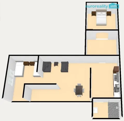 Pronájem bytu 2+1, Plzeň, Zbrojnická, 80 m2