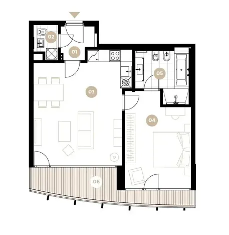 Pronájem bytu 2+kk, Praha - Smíchov, Holečkova, 71 m2