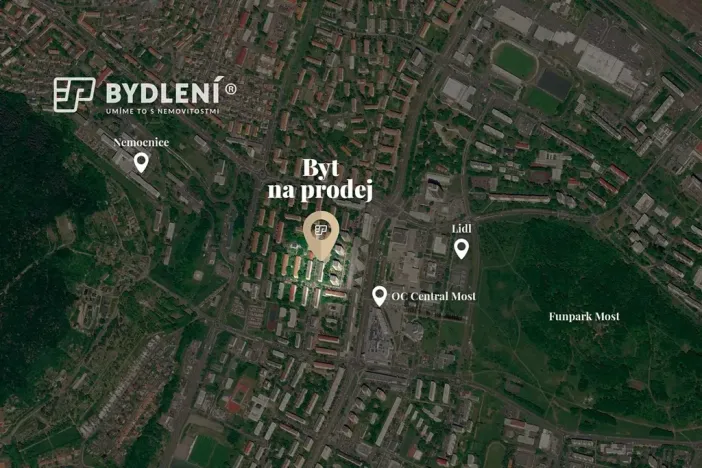Prodej bytu 2+1, Most, Vítězslava Nezvala, 52 m2