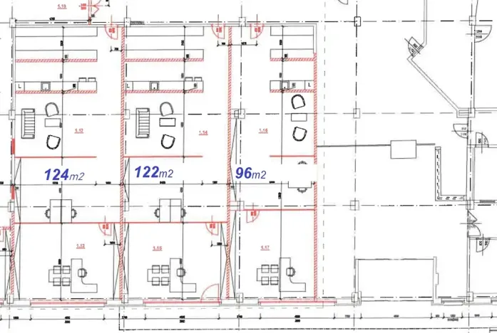 Pronájem kanceláře, Praha - Uhříněves, Přátelství, 96 m2