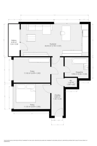 Pronájem bytu 3+kk, Brno - Řečkovice, Leknínová, 72 m2