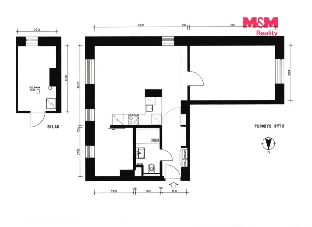 Prodej bytu 3+kk, Abertamy, ČSA, 62 m2