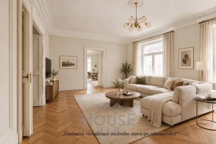 Prodej bytu 3+1, Praha - Smíchov, Na bělidle, 108 m2