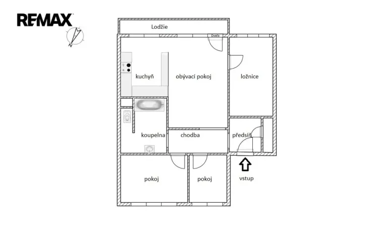 Prodej bytu 4+kk, Litvínov - Janov, Hamerská, 72 m2