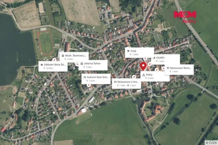 Pronájem bytu 2+kk, Švihov, Čsl. legií, 55 m2