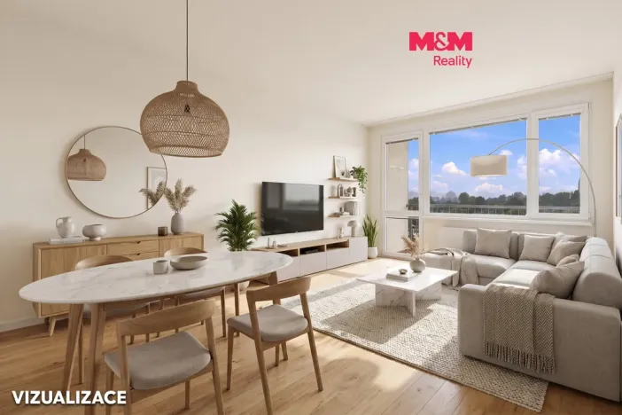 Prodej bytu 2+1, Jílové - Kamenná, Oblouková, 58 m2