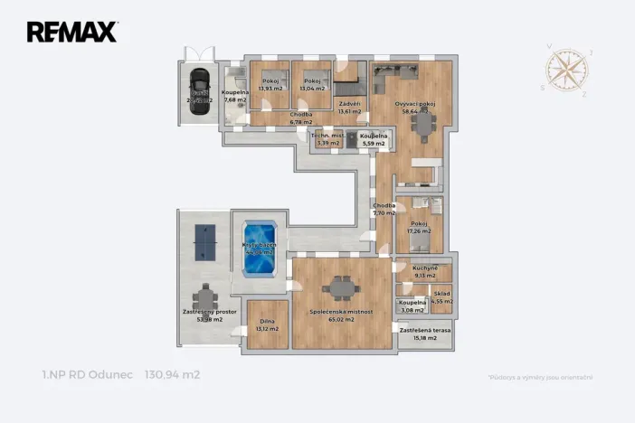 Prodej rodinného domu, Odunec, 202 m2