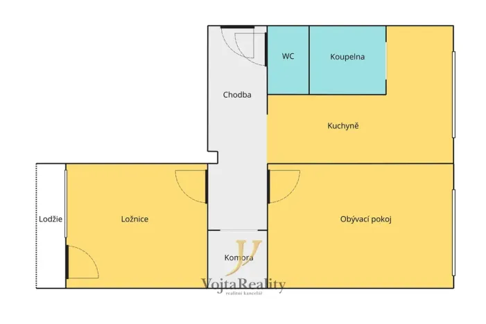 Prodej bytu 2+1, Olomouc, Brněnská, 58 m2