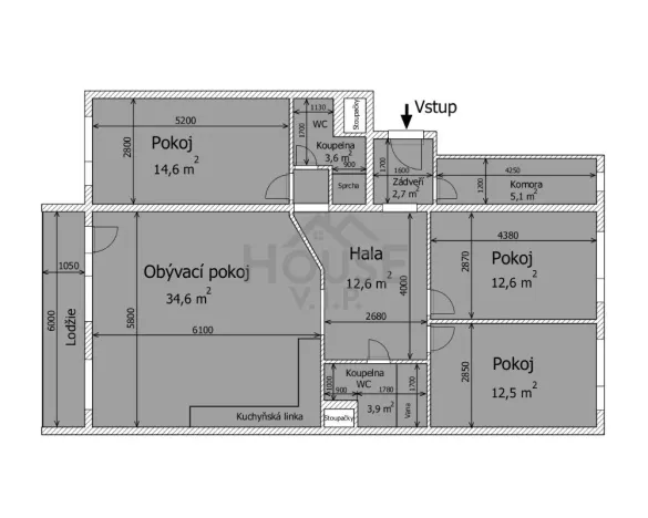 Prodej bytu 4+kk, Praha - Čimice, Křivenická, 110 m2