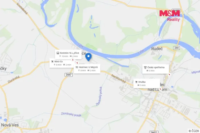Pronájem obchodního prostoru, Kostelec nad Labem - Jiřice, K Paterům, 40 m2