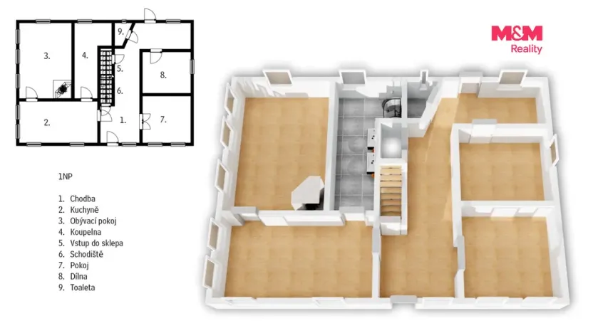 Prodej rodinného domu, Dolní Poustevna - Marketa, 140 m2