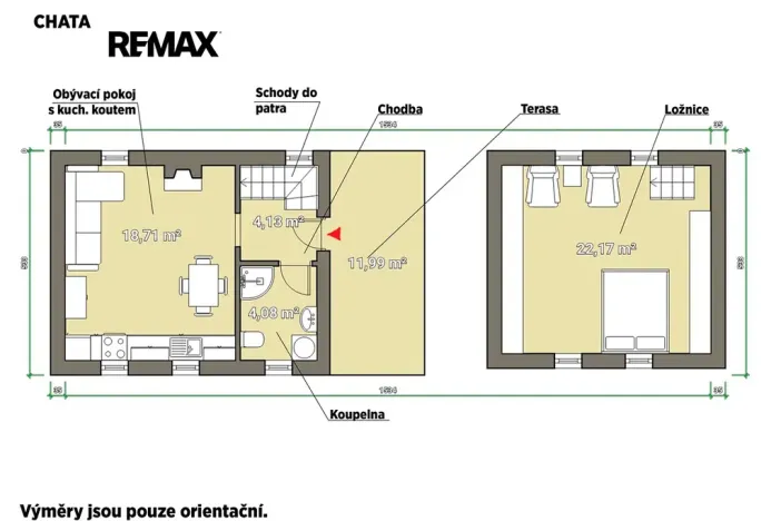 Prodej chaty, Kladruby, 49 m2