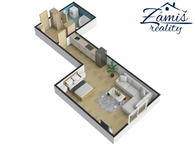 Pronájem bytu 1+kk, Kladno, O. Peška, 47 m2