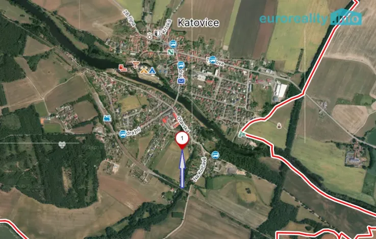 Prodej pozemku pro bydlení, Katovice, 10576 m2