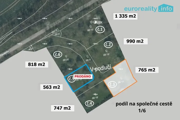 Prodej pozemku pro bydlení, Plzeň - Božkov, 765 m2
