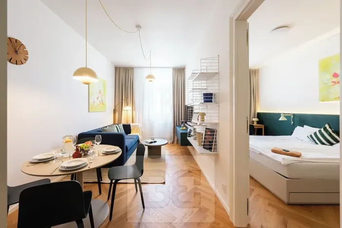 Pronájem bytu 2+kk, Praha - Vinohrady, Velehradská, 50 m2