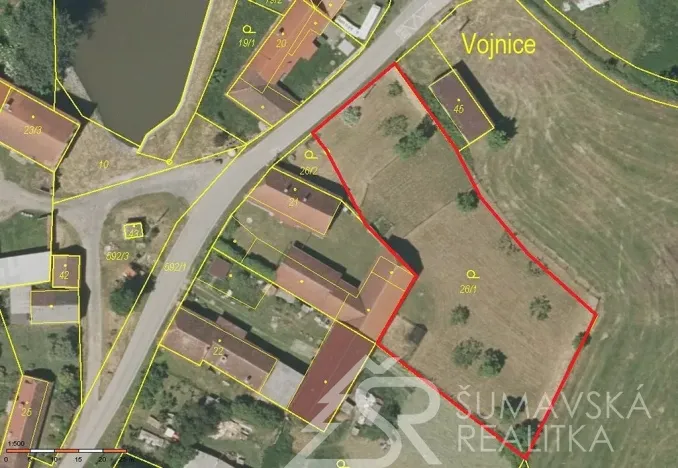 Prodej pozemku, Volenice, 1966 m2