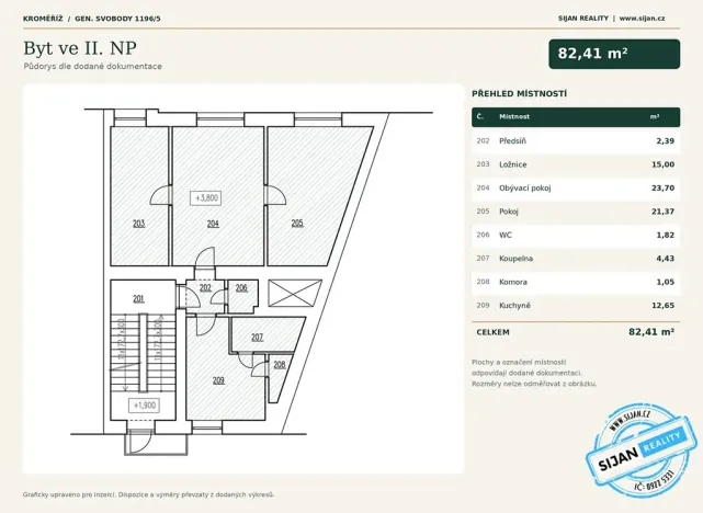 Prodej činžovního domu, Kroměříž, Gen. Svobody, 284 m2